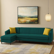 Neyami LHS 6 Seater L Shape Sofa Set for Living Room (Pine) Premium Fabric Sofa Set