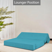 Marcus 3 Seater Sofa Cum Bed with 3 Cushions for Living Room (Black Fabric) Premium Fabric Sofa Set 6.5 X 6.5 Feet