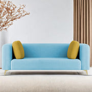 Casaliving Gelbero 3 Seater Sofa for Living Room (Black Fabric) Premium Fabric Sofa