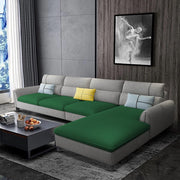 Francis 6 Seater Sofa Set for Living Room (Green Grey Fabric) Right Side Sofa