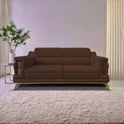 Falconar 3 Seater Sofa Set for Living Room (Brown Fabric) Premium Fabric Sofa
