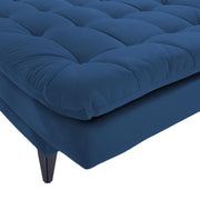 Casaliving Draxy 3 Seater Sofa Cum Bed for Living Room (Blue Colour) Premium Fabric Sofa Set