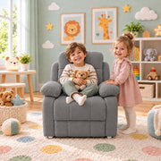 Casaliving Mello Kids’ 1 Seater Sofa Set for Living Room in Black Colour | Soft & Comfortable Toddler Couch for Bedroom, Playroom & Nursery | Lightweight Children’s Seating