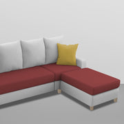 Jester 4 Seater Sofa Set with Center Table for Living Room (Green Grey Colour) Premium Fabric Sofa