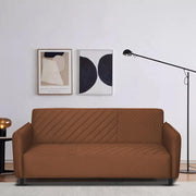 Percy 3 Seater Sofa Set for Living Room (Brown Fabric) Premium Fabric Sofa