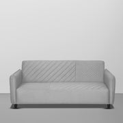 Percy 3 Seater Sofa Set for Living Room (Grey Fabric) Premium Fabric Sofa