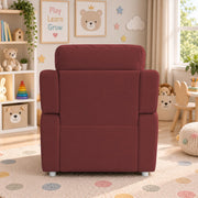 Casaliving Amos Kids 1 Seater Sofa Chair – (Black) Soft & Comfortable Cushioned Armchair for Children | Single Seater Kids Chair for Bedroom, Playroom & Nursery | Compact Modern Kids Sofa