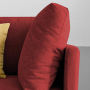 Salina LHS 6 Seater L Shape Sofa Set for Living Room (Black) Premium Fabric Sofa