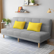 Casaliving Broden 3 Seater Sofa Cum Bed for Living Room (Blue Colour Fabric) Premium Fabric Sofa Cum Bed for Living Room