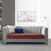 Casaliving Bion 3 Seater Sofa for Living Room (Black Fabric) Premium Fabric Sofa