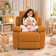 Casaliving Amos Kids 1 Seater Sofa Chair – (Black) Soft & Comfortable Cushioned Armchair for Children | Single Seater Kids Chair for Bedroom, Playroom & Nursery | Compact Modern Kids Sofa