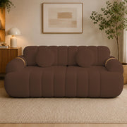 Casaliving Trex 3 Seater Sofa Set for Living Room, 3 Seater (Black) Colour Premium Velvet Fabric Sofa