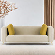 Casaliving Gelbero 3 Seater Sofa for Living Room (Black Fabric) Premium Fabric Sofa