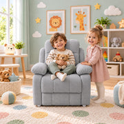 Casaliving Mello Kids’ 1 Seater Sofa Set for Living Room in Black Colour | Soft & Comfortable Toddler Couch for Bedroom, Playroom & Nursery | Lightweight Children’s Seating