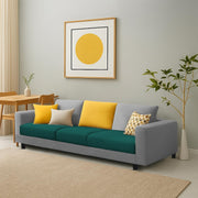 Minta 3 Seater Sofa Set for Living Room (Pine Grey Colour Fabric) Premium Fabric Sofa