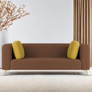 Casaliving Gelbero 3 Seater Sofa for Living Room (Black Fabric) Premium Fabric Sofa