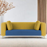 Casaliving Gelbero 3 Seater Sofa for Living Room (Black Fabric) Premium Fabric Sofa