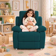 Casaliving Amos Kids 1 Seater Sofa Chair – (Black) Soft & Comfortable Cushioned Armchair for Children | Single Seater Kids Chair for Bedroom, Playroom & Nursery | Compact Modern Kids Sofa