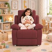 Casaliving Amos Kids 1 Seater Sofa Chair – (Black) Soft & Comfortable Cushioned Armchair for Children | Single Seater Kids Chair for Bedroom, Playroom & Nursery | Compact Modern Kids Sofa