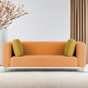 Casaliving Gelbero 3 Seater Sofa for Living Room (Black Fabric) Premium Fabric Sofa