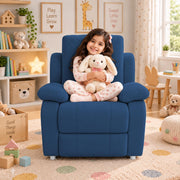 Casaliving Amos Kids 1 Seater Sofa Chair – (Black) Soft & Comfortable Cushioned Armchair for Children | Single Seater Kids Chair for Bedroom, Playroom & Nursery | Compact Modern Kids Sofa