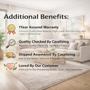 Vetras Modern Velvet Bubble Cloud Sofa, Tufted Design Upholstered 3+1+1 Seater Sofa Set for Living Room, (Black Colour) Premium Velvet Fabric Sofa