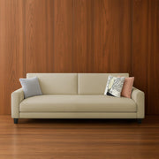 Kaven 3 Seater Sofa Set for Living Room (Cream Colour Fabric) Premium Fabric Sofa