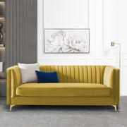 Casaliving Bion 3 Seater Sofa for Living Room (Black Fabric) Premium Fabric Sofa