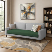 Kaven 3 Seater Sofa Set for Living Room (Green Grey Colour Fabric) Premium Fabric Sofa