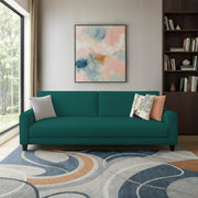 Kaven 3 Seater Sofa Set for Living Room (Yellow Grey Colour Fabric) Premium Fabric Sofa