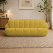 Casaliving Trex 3 Seater Sofa Set for Living Room, 3 Seater (Black) Colour Premium Velvet Fabric Sofa