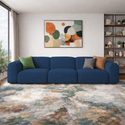 Amaco Modern Velvet Sofa, Tufted Design Upholstered 3 Seater Sofa Set for Living Room, (Black Colour) Premium Velvet Fabric Sofa