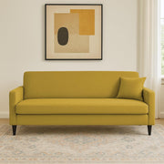 Premium Valkyrie 3 Seater Sofa Set 3 Seater Modern Sofa Set for Living Room (Yellow Color Fabric)