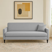 Premium Valkyrie 3 Seater Sofa Set 3 Seater Modern Sofa Set for Living Room (Grey Color Fabric)