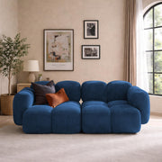 Aveline Modern Premium Boucle Fabric Sofa, Upholstered 3 Seater Sofa Set for Living Room, (Black Colour) Premium Boucle Fabric Sofa