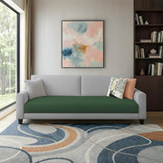 Kaven 3 Seater Sofa Set for Living Room (Yellow Grey Colour Fabric) Premium Fabric Sofa