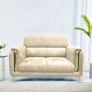 Gelio 2 Seater Sofa Set for Living Room (Black Colour) Premium Fabric Sofa