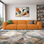 Amaco Modern Velvet Sofa, Tufted Design Upholstered 3 Seater Sofa Set for Living Room, (Black Colour) Premium Velvet Fabric Sofa