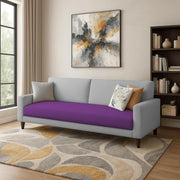 Casaliving Amara 3 Seater Sofa Set for Living Room (Black Cream Colour Fabric) Premium Fabric Sofa