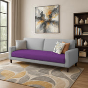 Casaliving Amara 3 Seater Sofa Set for Living Room (Black Blue Colour Fabric) Premium Fabric Sofa