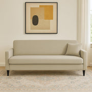 Premium Valkyrie 3 Seater Sofa Set 3 Seater Modern Sofa Set for Living Room (Cream Color Fabric)