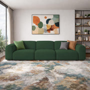 Amaco Modern Velvet Sofa, Tufted Design Upholstered 3 Seater Sofa Set for Living Room, (Black Colour) Premium Velvet Fabric Sofa