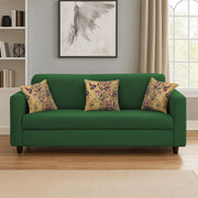 Lifestyle 3 Seater Sofa for Living Room (Black Colour Fabric)