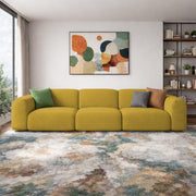 Amaco Modern Velvet Sofa, Tufted Design Upholstered 3 Seater Sofa Set for Living Room, (Black Colour) Premium Velvet Fabric Sofa