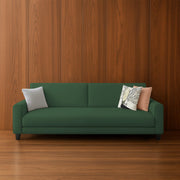 Kaven 3 Seater Sofa Set for Living Room (Yellow Grey Colour Fabric) Premium Fabric Sofa