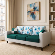 Rolando 3 Seater Sofa Set for Living Room (Pine Grey Colour) Premium Fabric Sofa Set