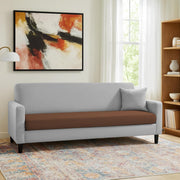 Premium Valkyrie 3 Seater Sofa Set 3 Seater Modern Sofa Set for Living Room (Brown Grey Color Fabric)