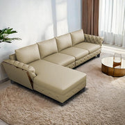 Casaliving Xavier LHS 6 Seater L Shape Sofa Set for Living Room (Blue Colour) Premium Fabric Sofa Set