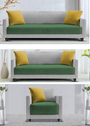 Casaliving Dominic 3 + 2 + 1 Seater Sofa Set for Living Room (Black Grey) Premium Fabric Sofa