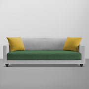 Casaliving Dominic 3 Seater Sofa Set for Living Room (Blue Fabric) Premium Fabric Sofa